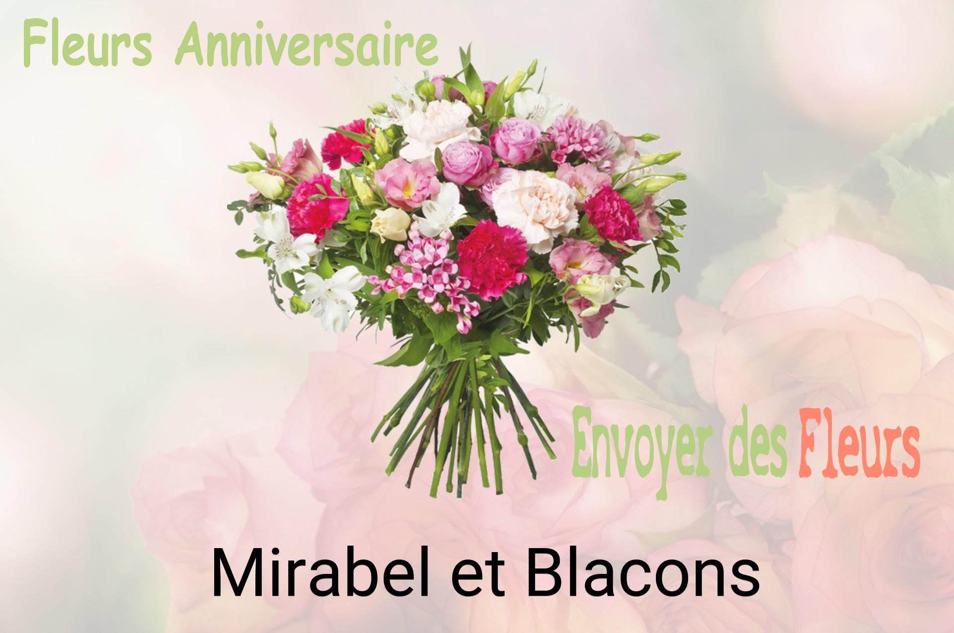 Bouquet de fleurs d’anniversaire livré à Mirabel-et-Blacons